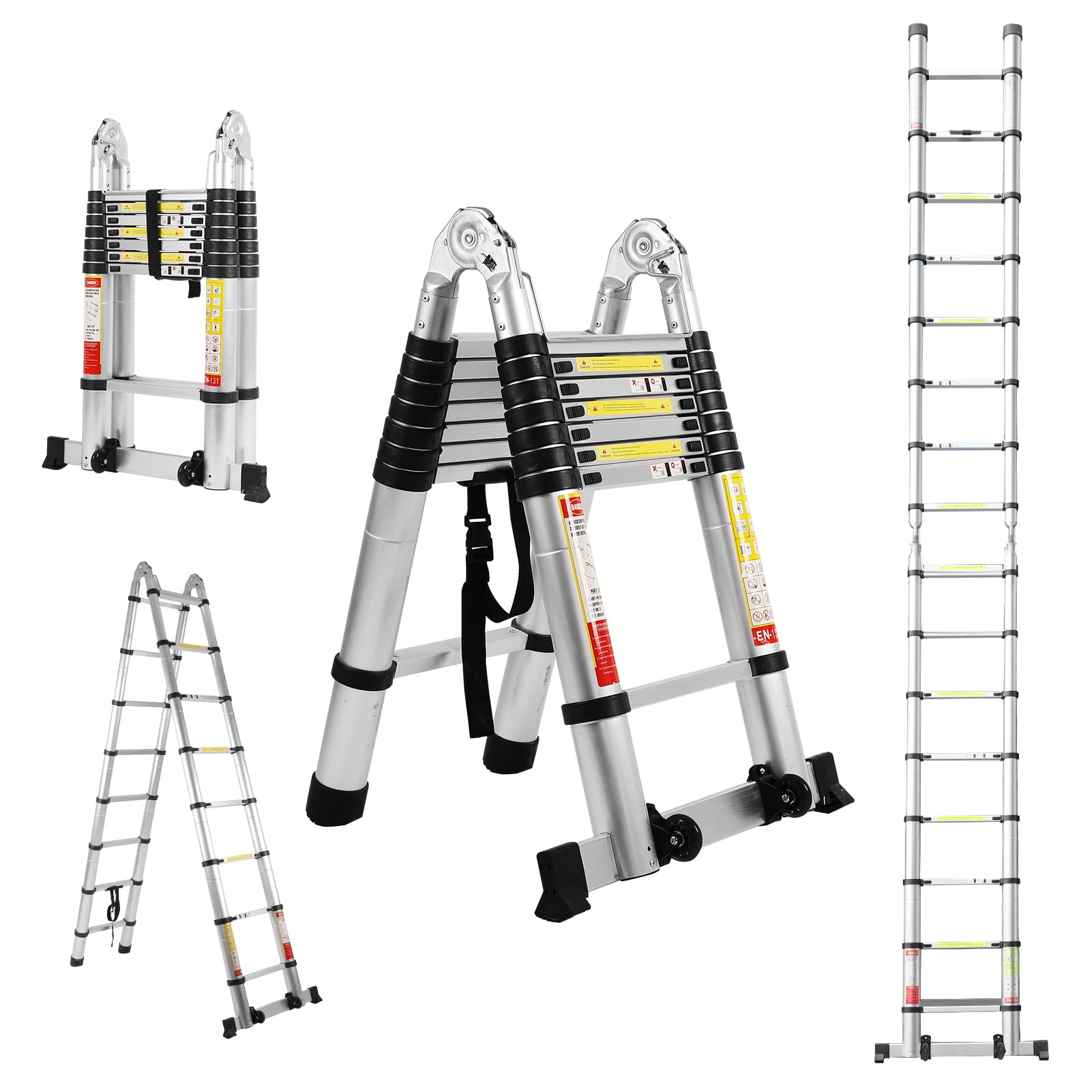 Mua BOWEITI 16.5FT Telescoping Extension Ladder with Balance Bar and ...