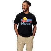 MARMOT Coastal Logo Short Sleeve T-Shirt, Black, Small