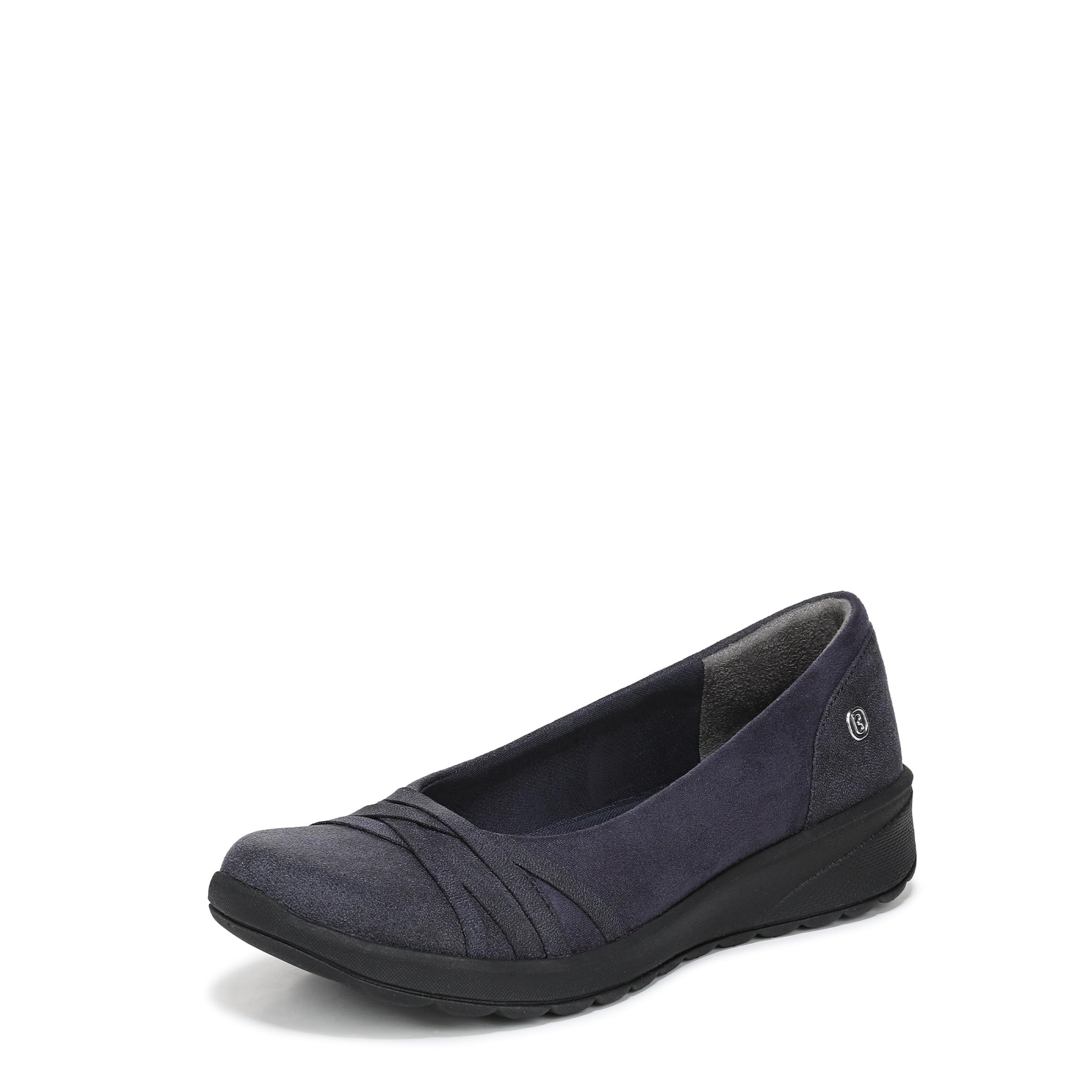 BZees Womens Goody Slip On Navy 9.5 M Image