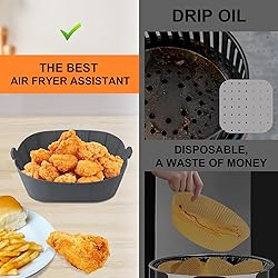 SIUDANGKA Air Fryer Silicone Liners for 2 to 3 Qt