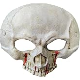 Halloween Skull Half Face Skeleton Mask for Cosplay Costume Supplies