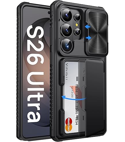 Amazon.com: Vihibii for Samsung Galaxy S23 Ultra Case with Card
