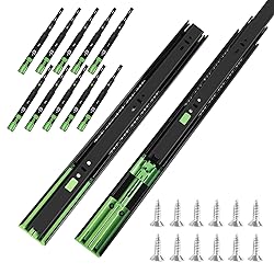 22 inch Soft Close Drawer Slides 6 Pairs Ball