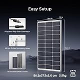Renogy 100W Solar Panel N-Type 16BB 12V High-Efficiency PV Module view 7