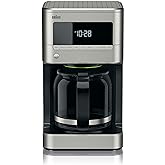 Braun BrewSense Drip Coffee Maker - 12 Cup - KF7170SI, Stainless Steel