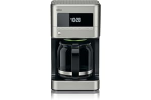 Braun BrewSense Drip Coffee Maker - 12 Cup - KF7170SI, Stainless Steel