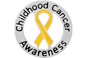 FUNDRAISING FOR A CAUSE Childhood Cancer Awareness Wholesale Pack/Bulk Pins - Gold Ribbon/Butterfly Pins for Childhood Cancer Awareness - Perfect for Support Groups, Events, Gift-Giving and Fundraising