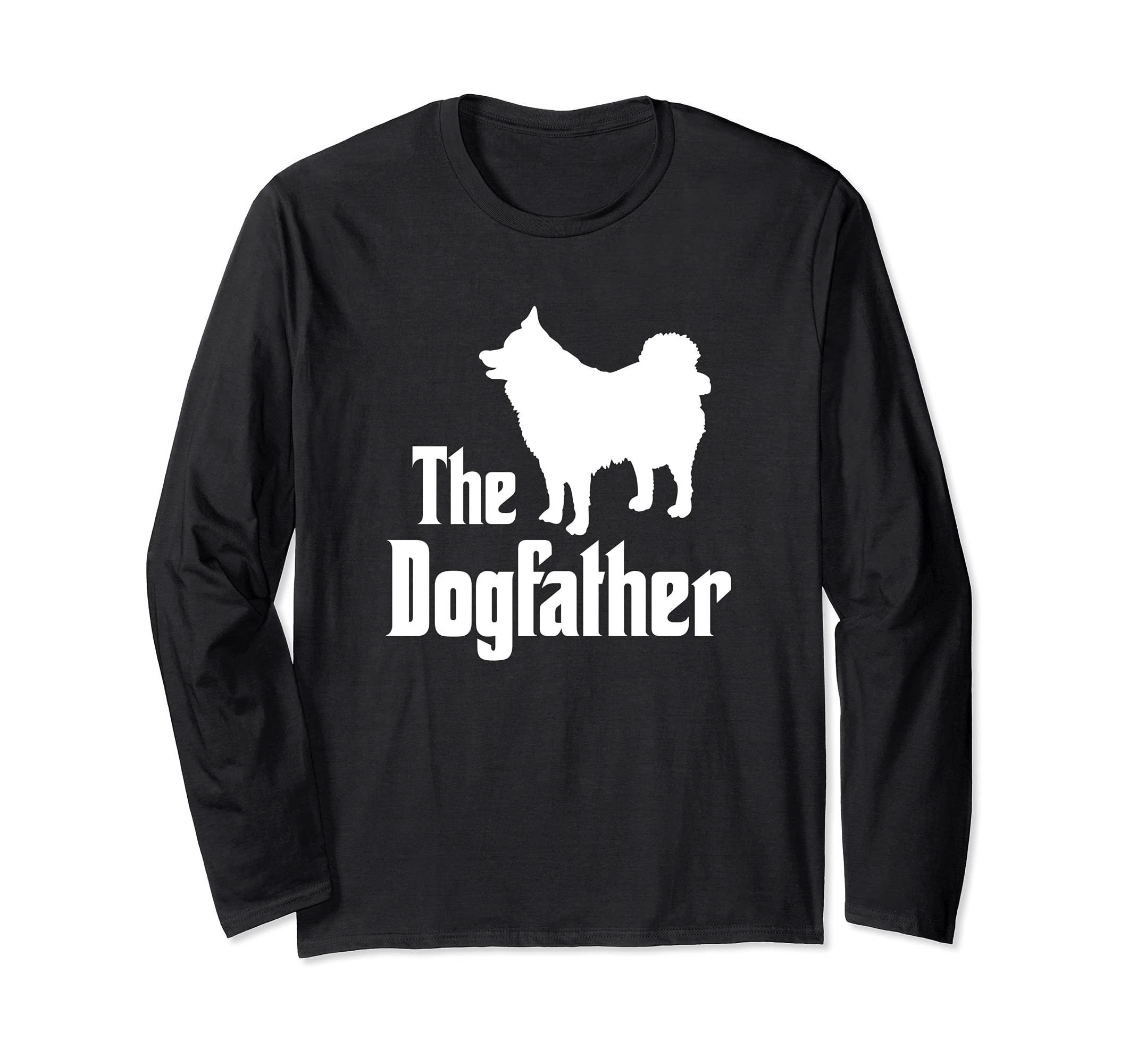 The Dogfather - funny dog gift, funny Icelandic Sheepdog Long Sleeve T-Shirt