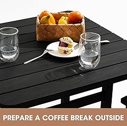 SERWALL 4 Pieces Outdoor Patio Bar Set with 9ft