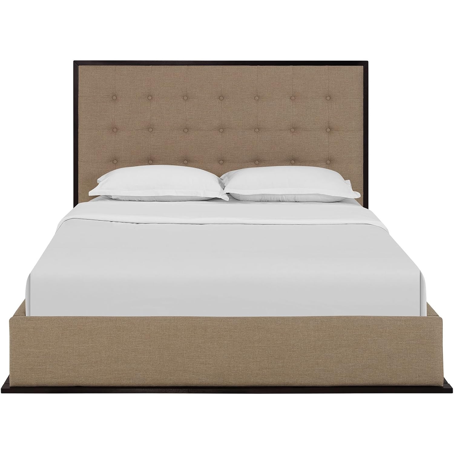 Amazon.com: Modway Madeline Queen Upholstered Bed Frame in ...