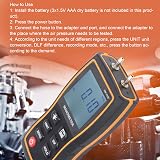 VBESTLIFE SW-512C Digital Manometer Portable Large Screen HVAC Pressure Gauge view 4