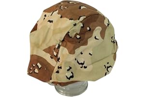 GENUINE MILITARY SURPLUS Genuine Military Issue Helmet Cover for PASGT, MICH, & Fritz Combat Helmets (6-Color Desert Camo, Medium/Large)