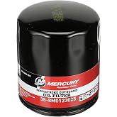 Mercury 8M0123025 Replacement Oil Filter for Select Mercury V6 and V8 FourStroke Outboards