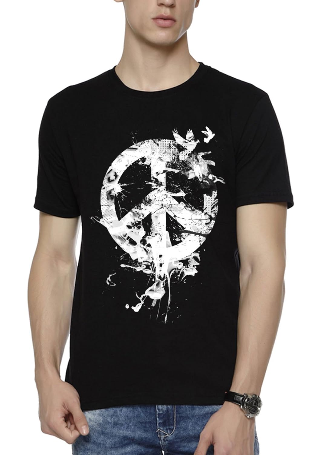 wyo wear your opinion men's printed regular fit t-shirt