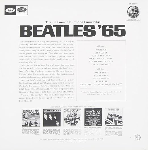 The Beatles Beatles 65 Amazon Com Music