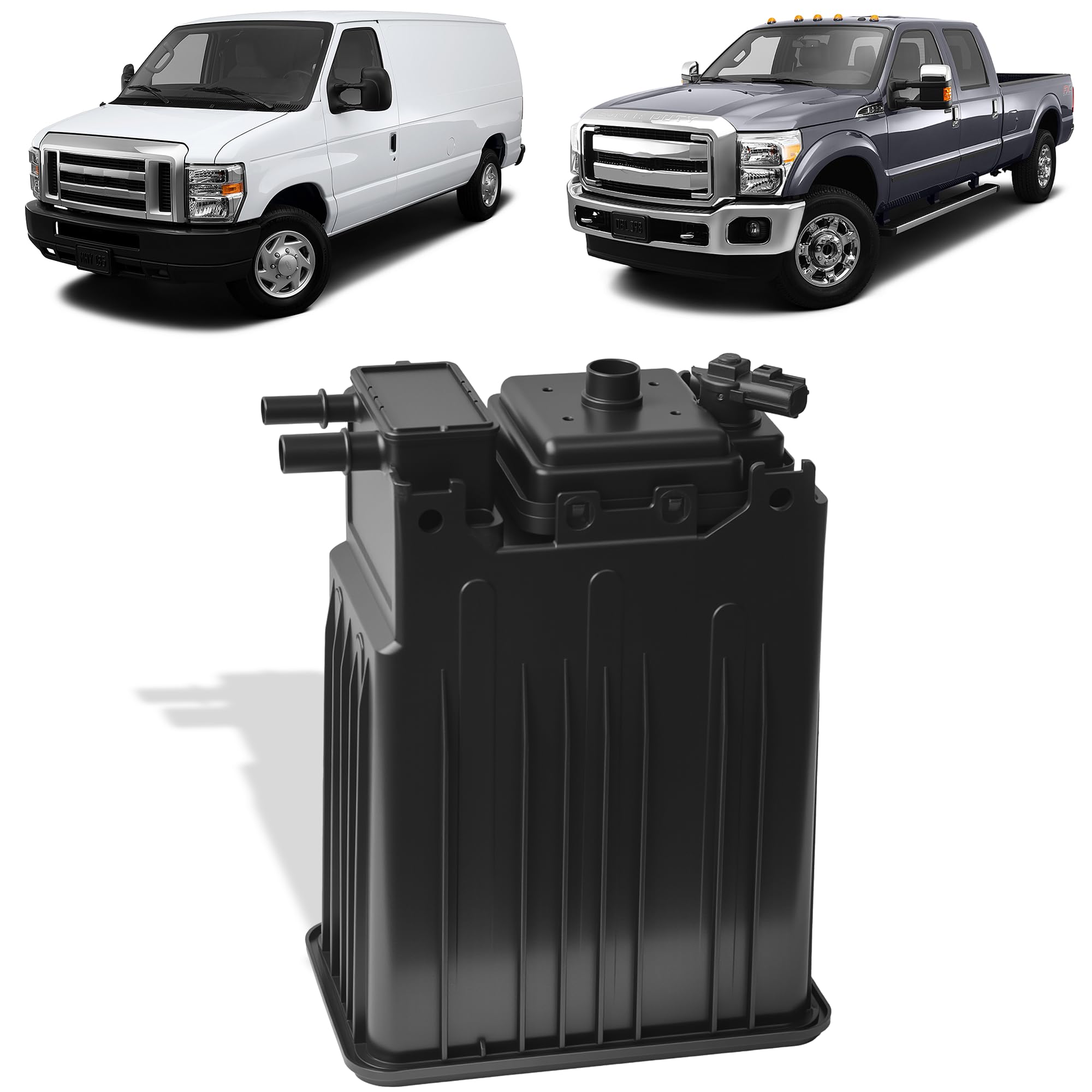 Photo 1 of 911-380 Vapor Canister Charcoal Evap Canister Compatible with Ford F150 F250 F350 F450 F550 F53 E150 E250 E350 E-450 Super Duty Econoline Van Wagon 2009 2010 2011 2012 2013 2014 2015 2016 2017 2018