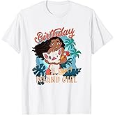 Disney Moana Birthday Island Girl Moana Pua HEI HEI Big Logo T-Shirt