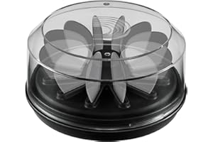 D'Addario Guitar Pick Holder 360, Case for Up to 12 Picks, Clear Lid, Gift for Musicians