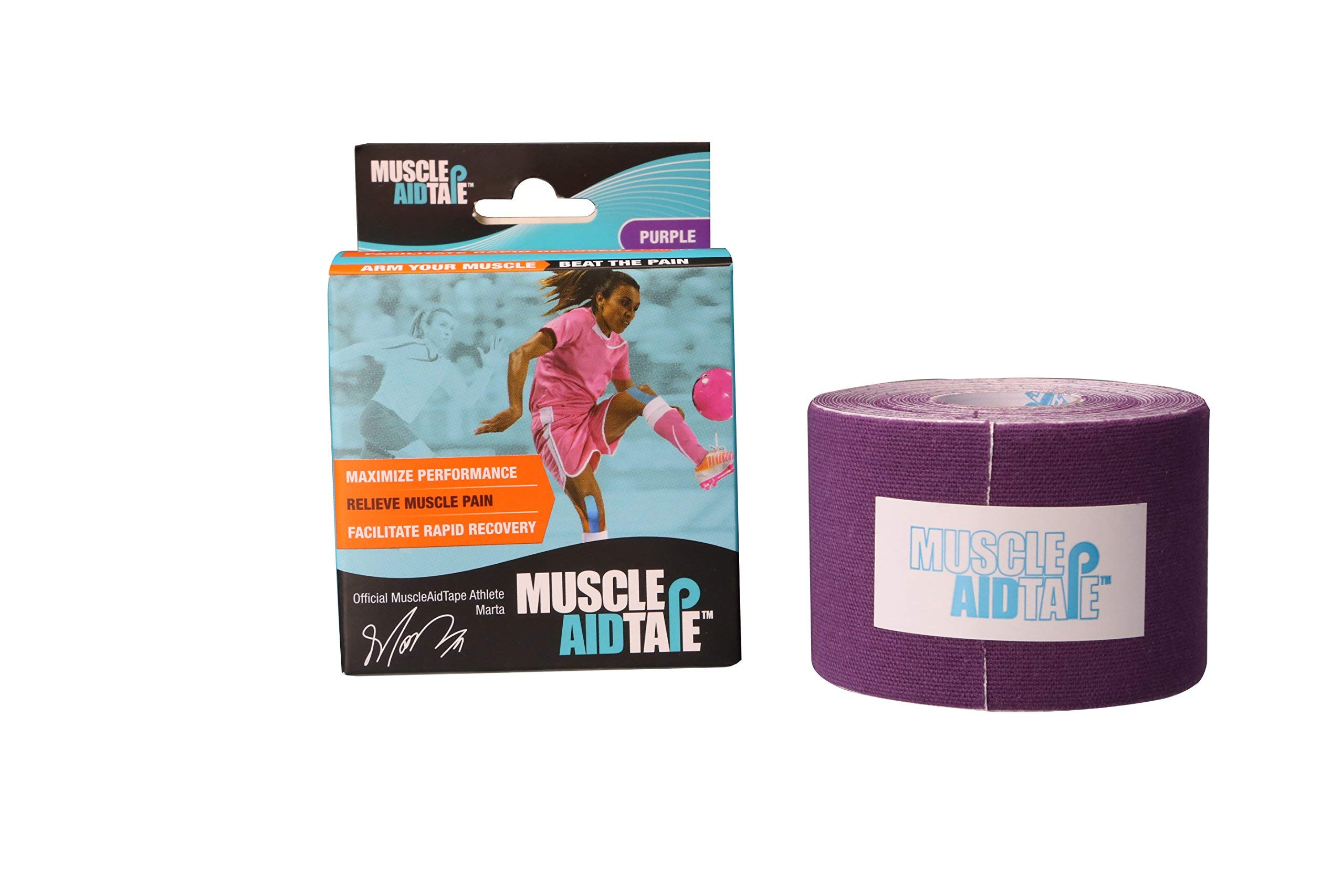 Muscle Aid Tape Muscle Kinesiology Tape - Purple, 5 cm x 5 m