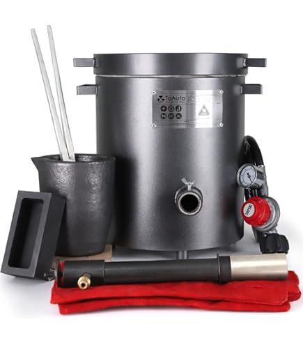 thumbnail image 2 of 12KG Propane Melting Furnace Kit – Foundry Furnace For Metal Scrap Recycling, Stainless Steel, 2700°F 2 of 2