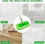 Vicloon 4 Wipes Reusable Mop Pads for Swiffer Small Sweepers 25.5x11.5cm view 5