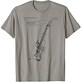 Vintage Patent Print 1975 Electric Rock Guitar Player Gift T-Shirt