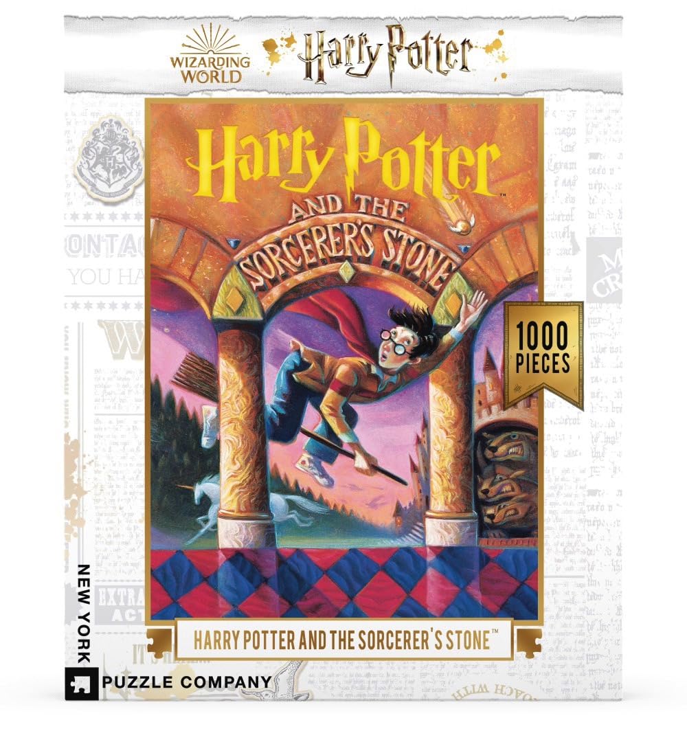 New York Puzzle Company - Harry Potter Sorcerer's Stone - 1000 Piece Jigsaw Puzzle