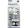 PME Geometric Multicutters for Cake Design-Diamond-Small, Medium & Large Size, Set of 3, Standard, White