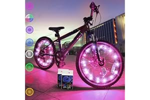 TINANA 2 Tire Pack LED Bike Wheel Lights Ultra Bright Waterproof Bicycle Spoke Lights Cycling Decoration Safety Warning Tire 