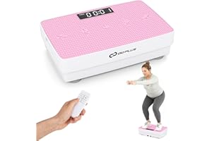 Goplus Vibration Plate Exercise Machine, Vibrating Platform w/ Gravity Sensor, Remote Control, Adjustable Speeds, Full Body S