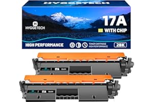 17A CF217A Toner Cartridges with Chip Replacement for HP 17A CF217A Toner Cartridges Work with HP LaserJet Pro MFP M130fn M13