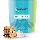 PureOats Gluten Free Oat Flour (4Lb Bag) 100% Whole Grain, Vegan, Allergen Free for Healthy breakfast and more