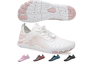 SIOSNETA Hike Barefoot Shoes for Women Men, Breathable Non-Slip Athletic Footwear, Wide Toe Water Shoes for Hiking, Non-Slip Neuropathy Shoes for Women Men, Grounded Comfort wear