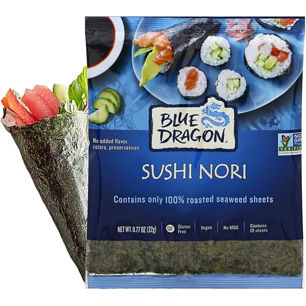 Amazon.com : J-BASKET Seaweed Sushi Nori, 10 Sheets, Net. Wt.,1