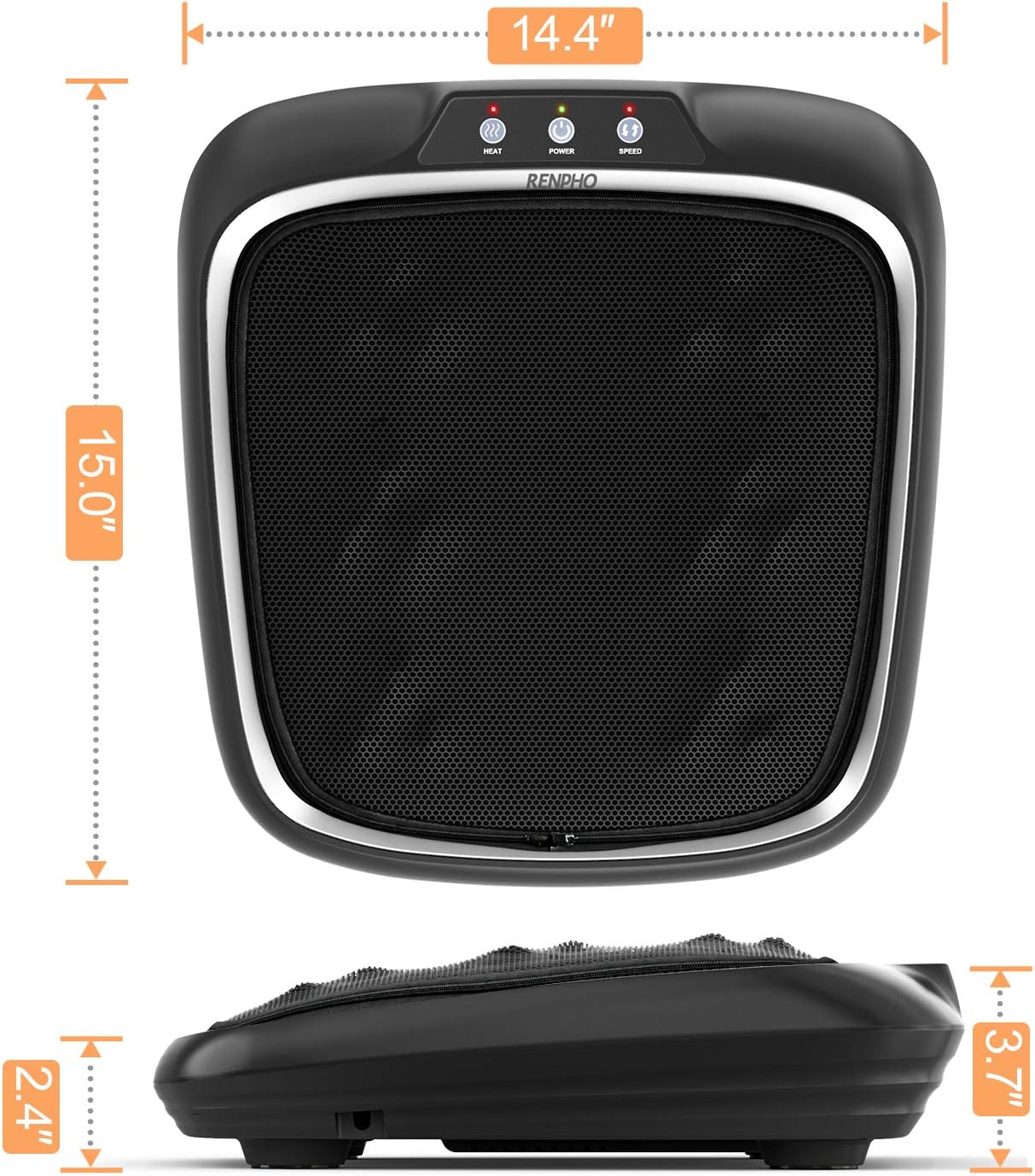 Shiatsu Home Foot Massager with Washable Cover, RENPHO Electric Foot Massage Machine with Soothing Heat and Multi Buttons for Tired Feet: Health & Personal Care