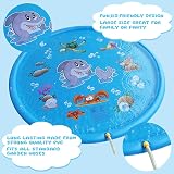 KAHEIGN 170cm Splash Water Play Mat Dolphin Ocean Pattern Garden Pool Toy view 2