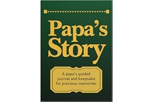 COCO & LAN Papa's Story Journal: A Meaningful Keepsake for Papa to Share His Life Journey and Memories, Book Includes 250+ Prompt Questions, Sentimental Gifts Idea for Father's Day, Birthday, Christmas