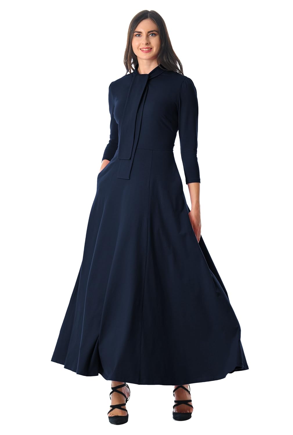 knit maxi dress