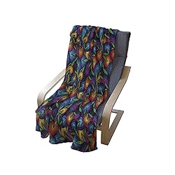 Ambesonne Abstract Throw Blanket, Colorful Spiral