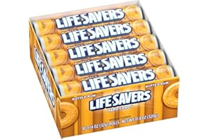 LIFE SAVERS Butter Rum Hard Candy Bulk, 1.14 ounce (20 Single Packs)