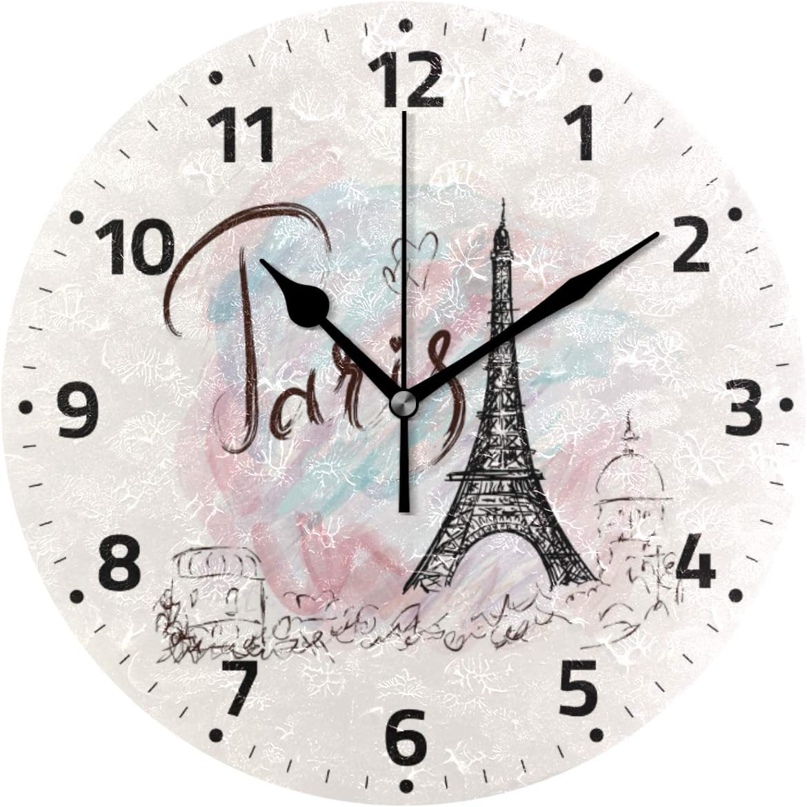 Best small desk clock with birds silent