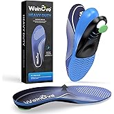 Plantar Fasciitis Insoles - High Arch Support Inserts for Women Men, Wide Insoles for Plantar Fasciitis, Flat Feet, All-Day Comfort with Every Step-Women 9-10|Men 7-8-Size L