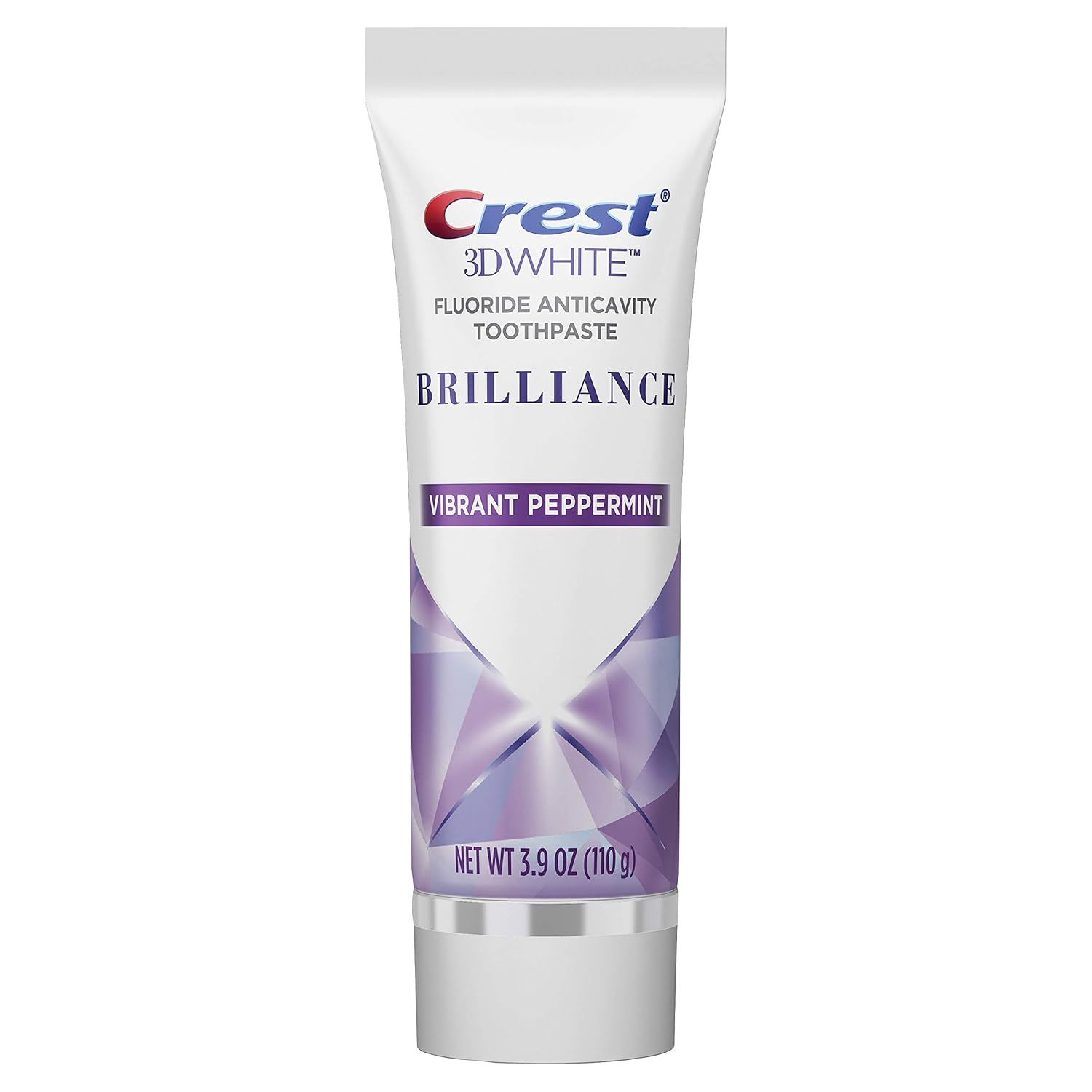 Crest 3D White Brilliance Toothpaste, Vibrant Peppermint, 3.9 Oz (Pack of 3) : Beauty