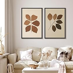 MUDECOR Framed Canvas Print Wall Art Set Minimal