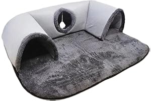 Polyester Cats Adventure Tunnel with Noise Reducing Padding Collapsing Structure Shelter House for Indoor Entertainment Inter