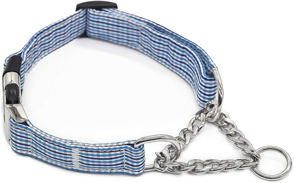 Fourhorse Stainless Steel Chain Martingale Collar