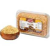 BISVUA Roasted Kataifi 7.1 oz - Toasted Kadayif for Dubai Chocolate Filling | 200g ready-to-use toasted kataifi ; shredded fillo dough for Dubai chocolate kit, kunafa, knafeh, topping and pistachio cream