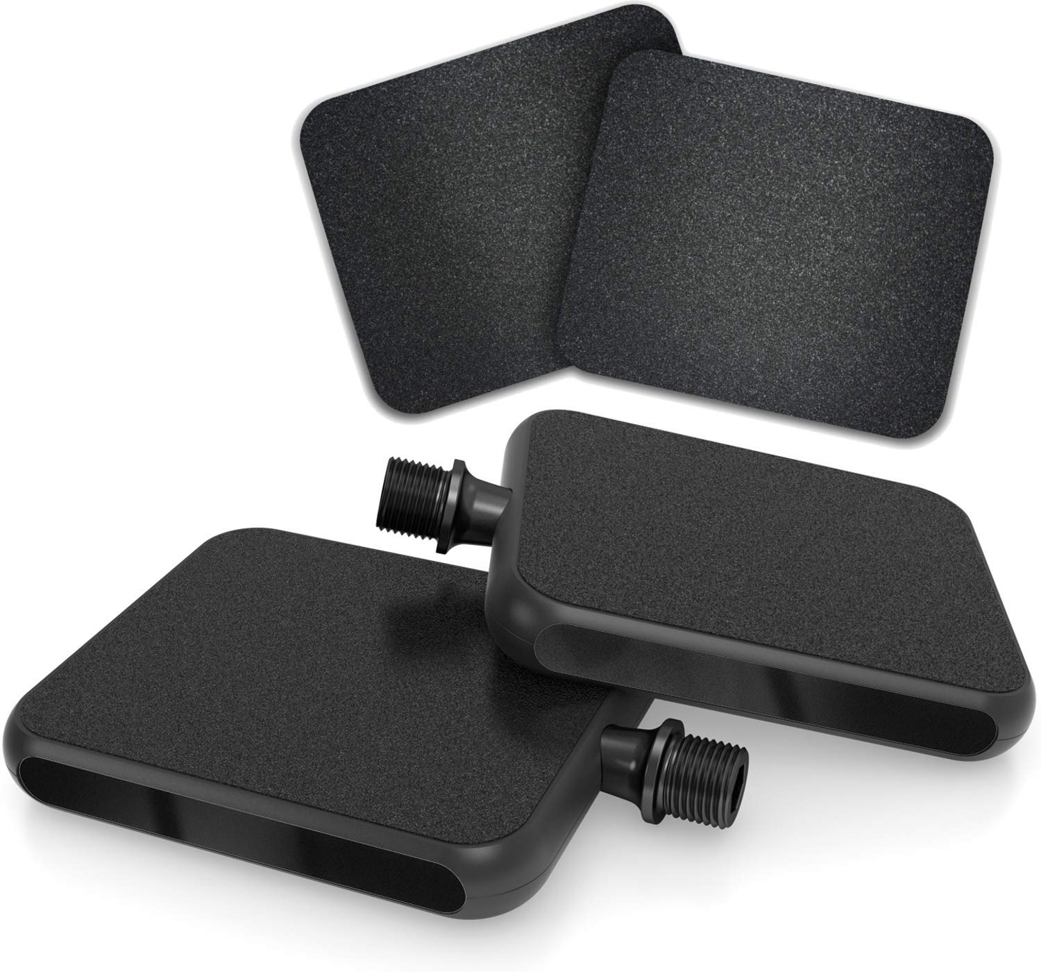 MOTOBICYCLES Urban Bike Pedals, Innovative Flatpedals with Exchangeable Grip Tape Surface, for Modern Commuters, City Bikes, E Bikes, Universal Fit 9/16 Thread, Made in Germany