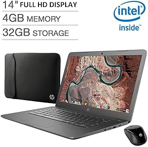 2019 Newest HP Premium Chromebook 14