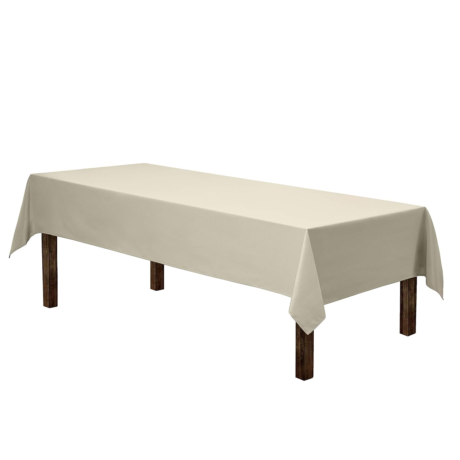 Best linen table cloth ivory